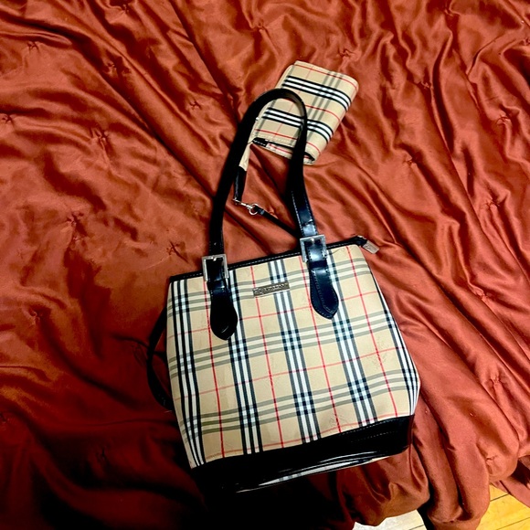 Burberry Bag and matching wallet
